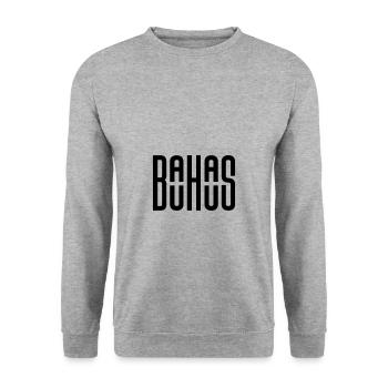 100 years Bauhaus, Weimar - Bauhaus Design - Unisex Sweatshirt - salt & pepper - Front - Alina (178cm) & Michal (187cm)