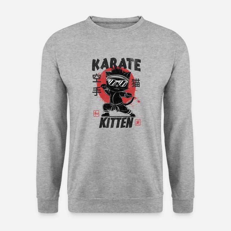 Karate Kittens - Unisex Sweatshirt - salt & pepper