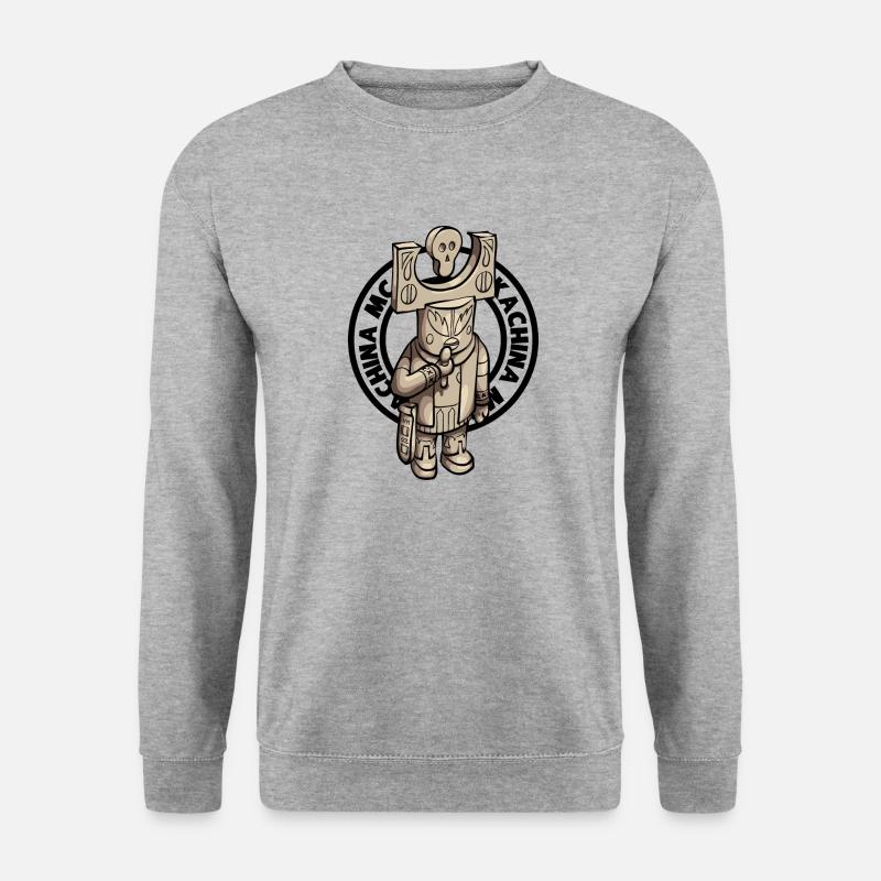 Kachina mc - Unisex Pullover - Weißgrau meliert