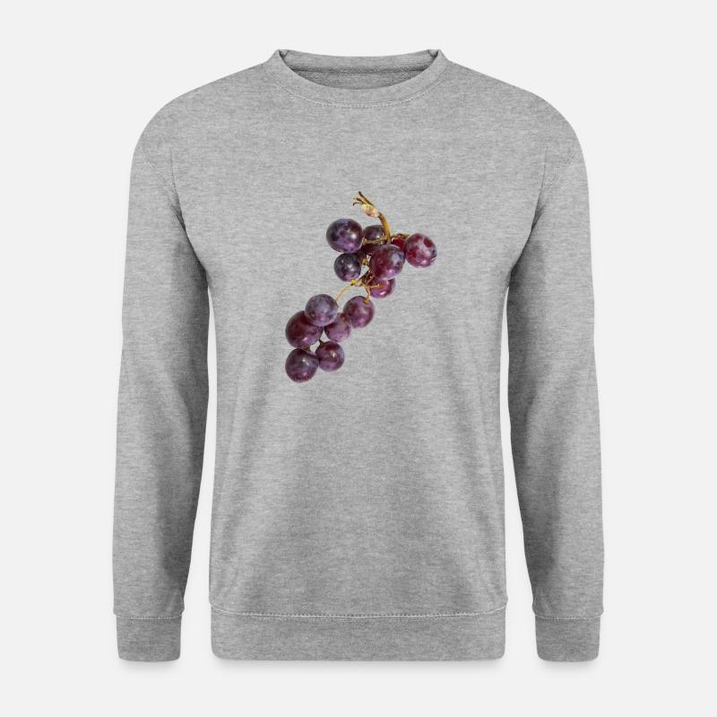 Traube - Unisex Pullover - Weißgrau meliert