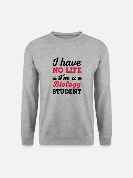 Biology students - Unisex Sweatshirt - salt & pepper
