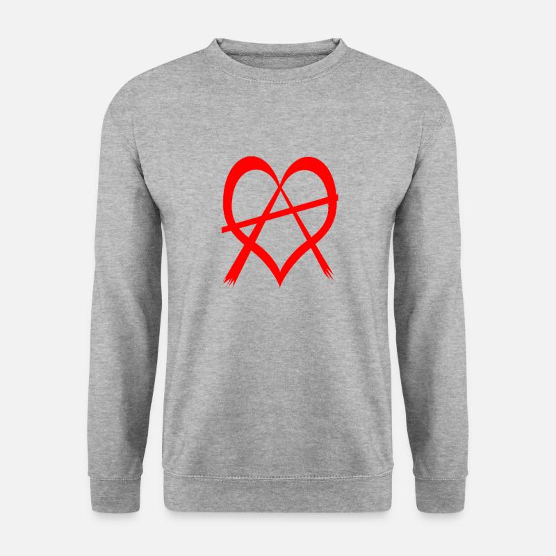 love anarchy red - Unisex Sweatshirt - salt & pepper