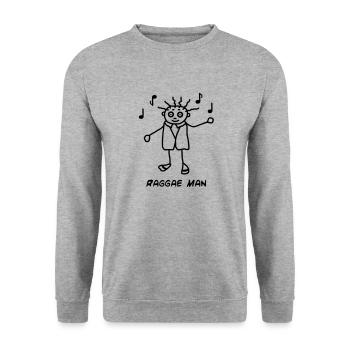 Reggae dance music - Sweat-shirt Unisexe - gris chiné - Devant - Alina (178cm) & Michal (187cm)