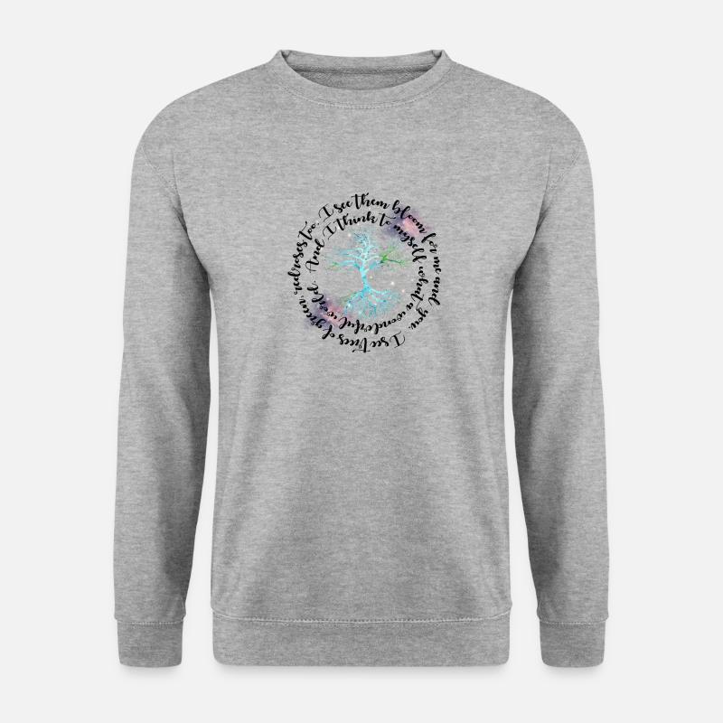 Hippie Tree - Unisex Sweatshirt - salt & pepper