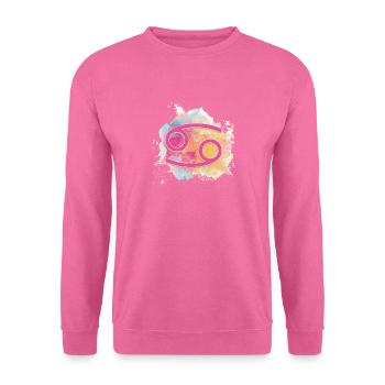 Krebs Sternzeichen - Unisex Pullover - Pink - Vorne