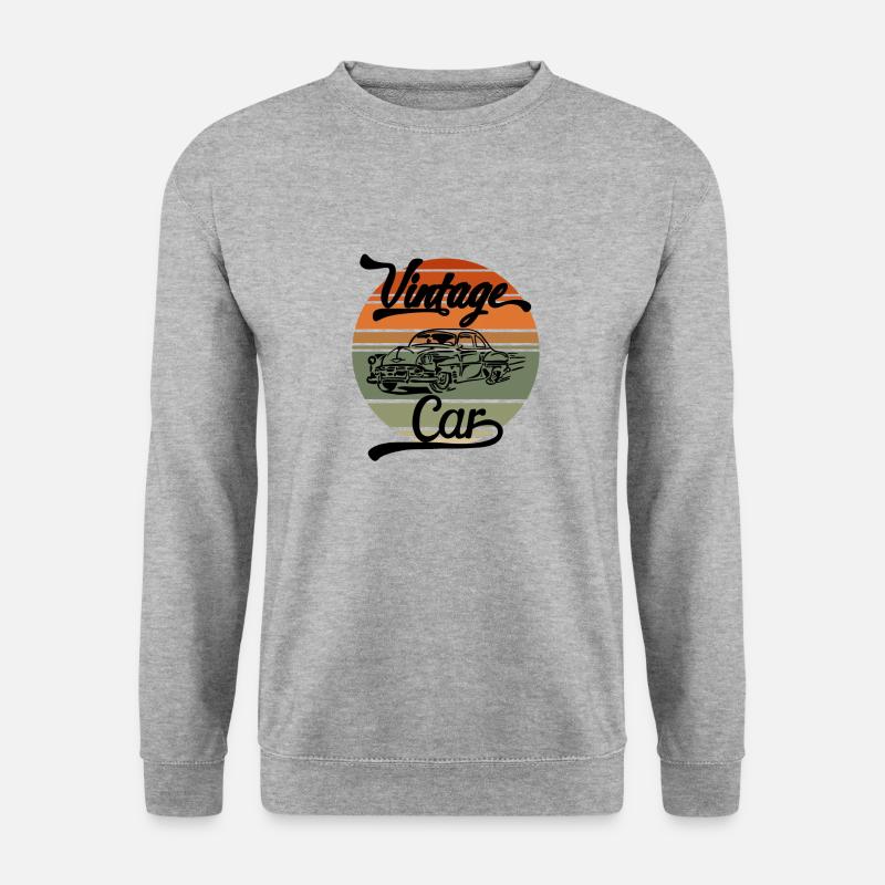 Auto Car Autosport - Unisex Pullover - Weißgrau meliert