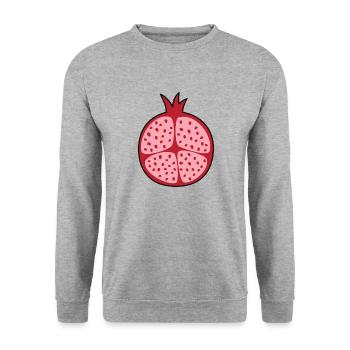 Grenade - Sweat-shirt Unisexe - gris chiné - Devant - Alina (178cm) & Michal (187cm)