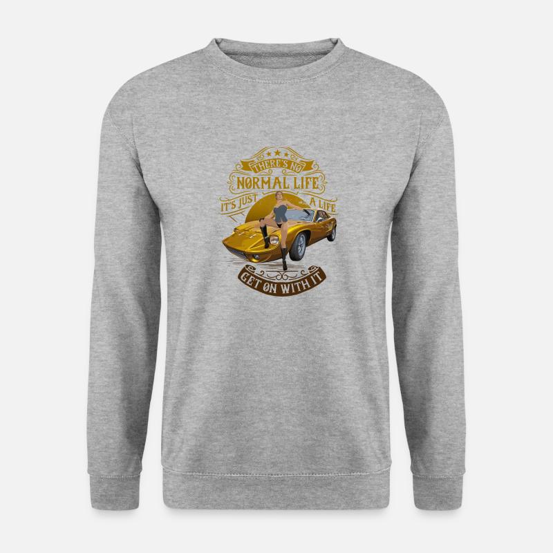 normal life - Unisex Sweatshirt - salt & pepper