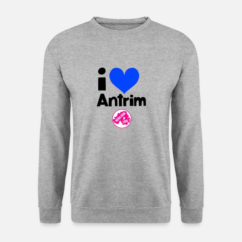 Antrim - Unisex Pullover - Weißgrau meliert