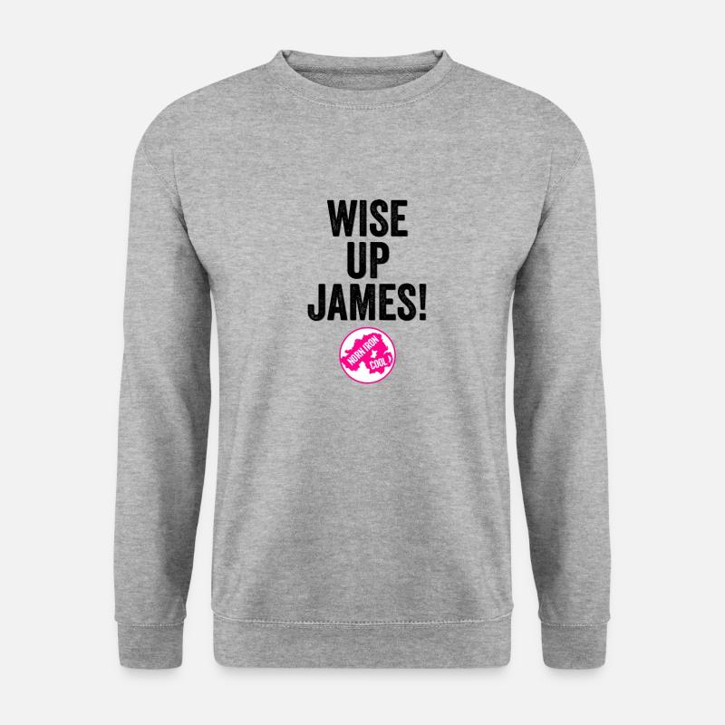Nordirland Humor - Unisex Pullover - Weißgrau meliert