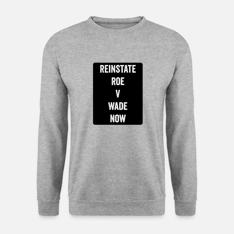 Roe V Wade Frauenrechte - Unisex Pullover - Weißgrau meliert