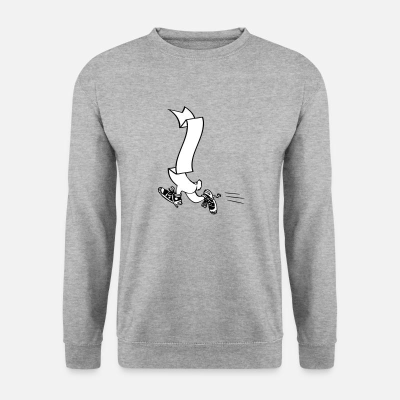 Banner Men | Vector-Graphic - Unisex Sweatshirt - salt & pepper