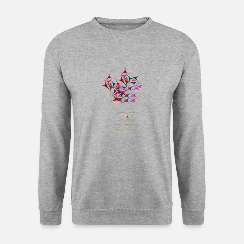 genius - Unisex Sweatshirt - salt & pepper