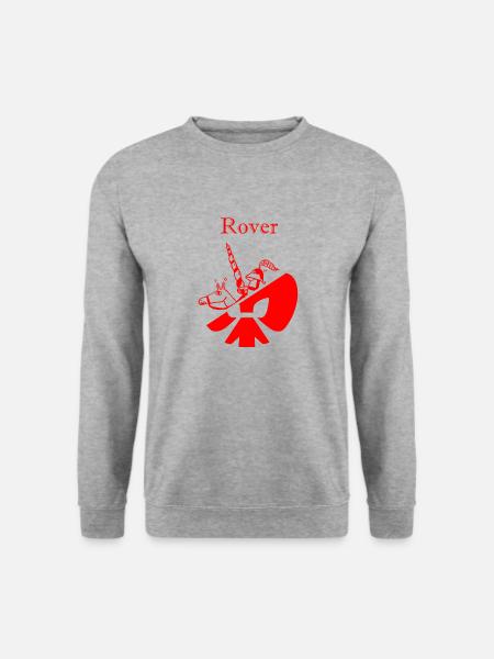 Rover - Unisex Pullover - Weißgrau meliert