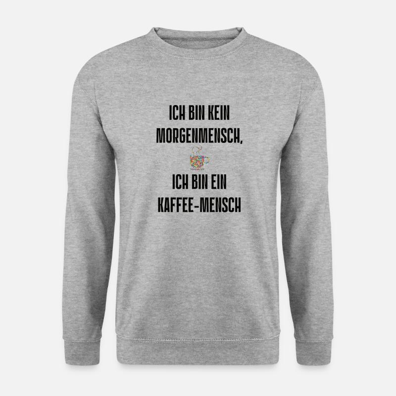 Spruch 4 - Unisex Pullover - Weißgrau meliert
