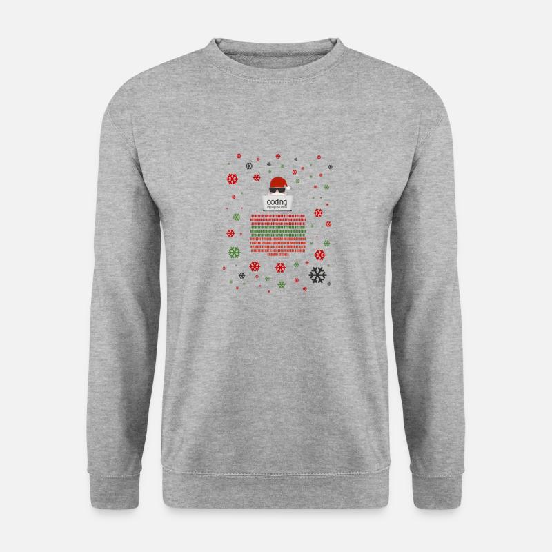 Santa Programmer - Unisex Sweatshirt - salt & pepper