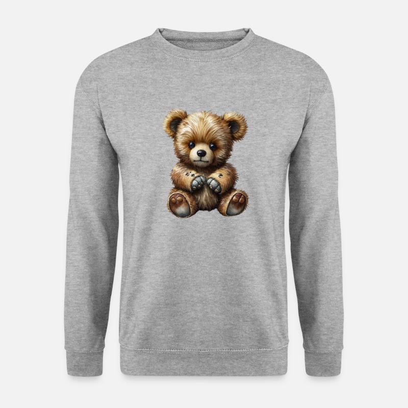 Teddy bear - Unisex Sweatshirt - salt & pepper