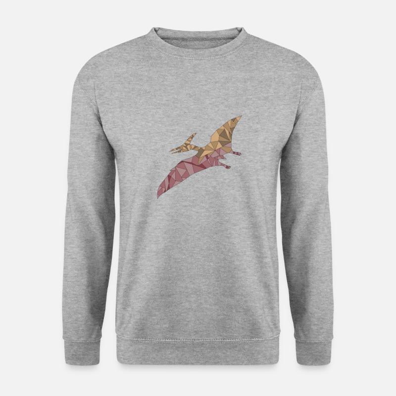 Geometric PTERODACTYL - Unisex Sweatshirt - salt & pepper
