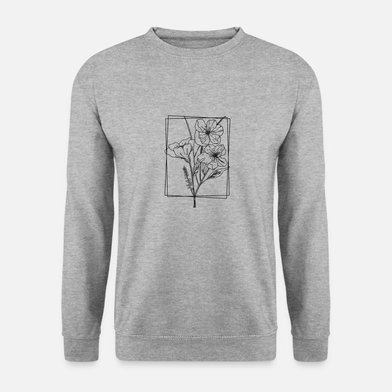 Flowers bloom - Unisex Sweatshirt - salt & pepper