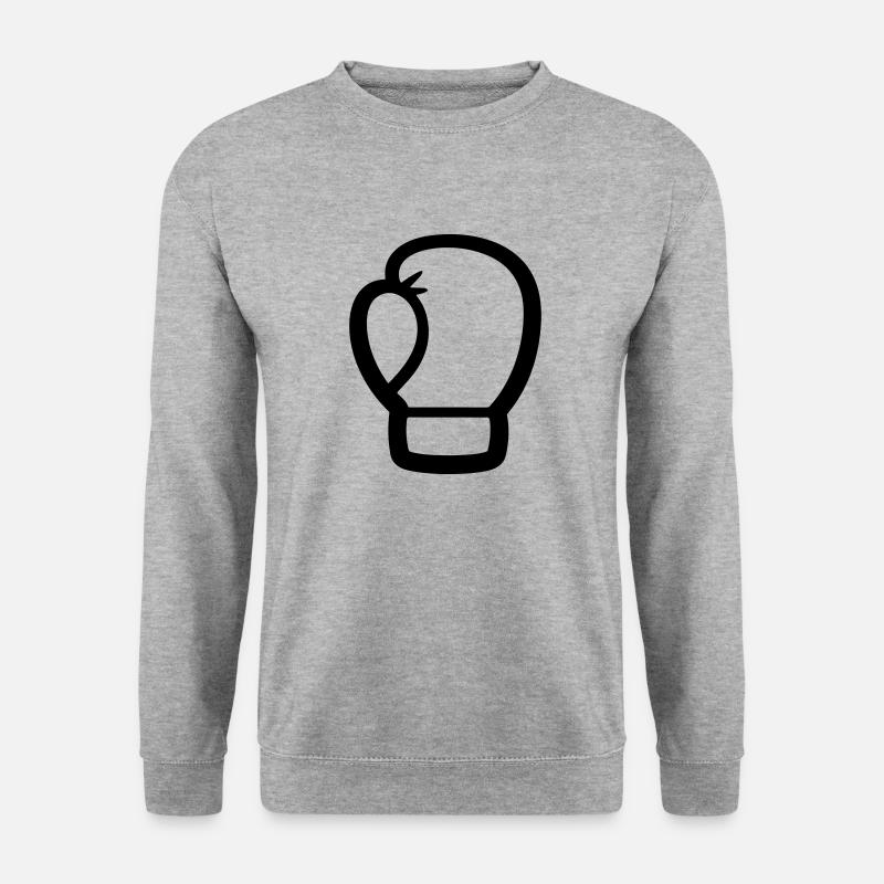 gant de boxe - Sweat-shirt Unisexe - gris chiné