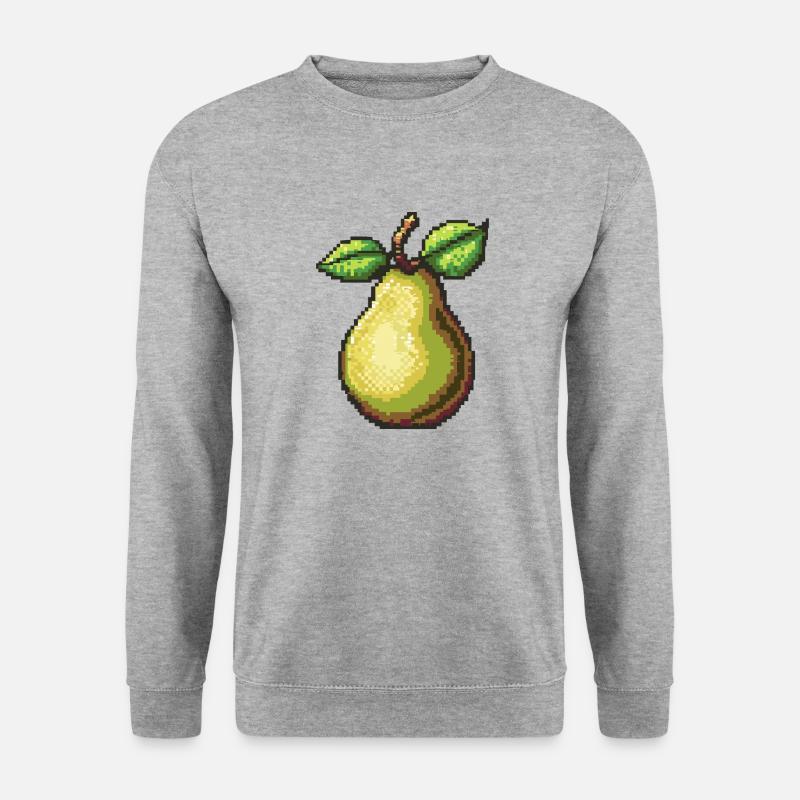 Bulb Pixel Icon - Unisex Sweatshirt - salt & pepper