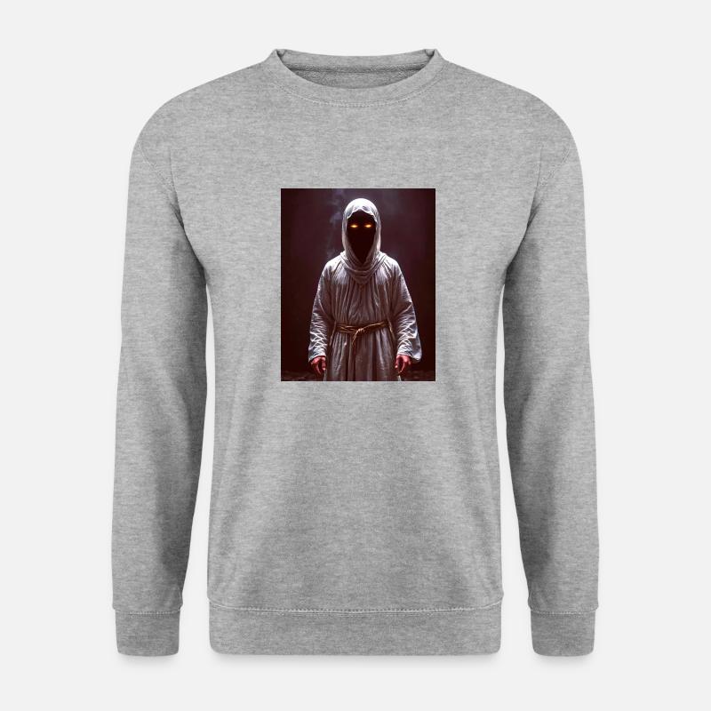 Noppera-bō ghost standing motionless, - Unisex Sweatshirt - salt & pepper
