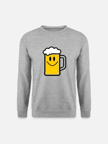 Beer face - Unisex Sweatshirt - salt & pepper