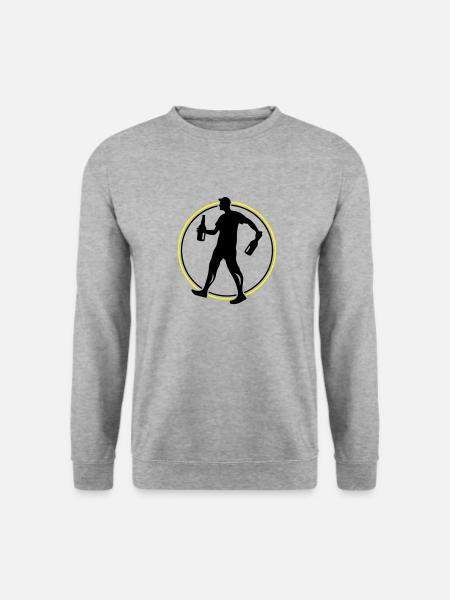 Silhouette Booze - Unisex Sweatshirt - salt & pepper