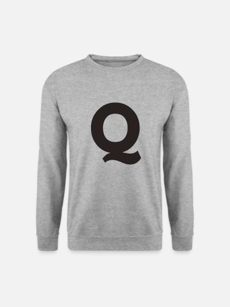 Q - Sweat-shirt Unisexe - gris chiné