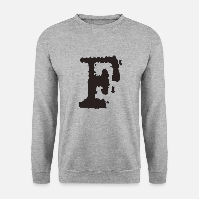 F - Unisex Sweatshirt - salt & pepper