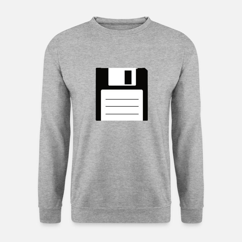 Floppy disk - Unisex Sweatshirt - salt & pepper