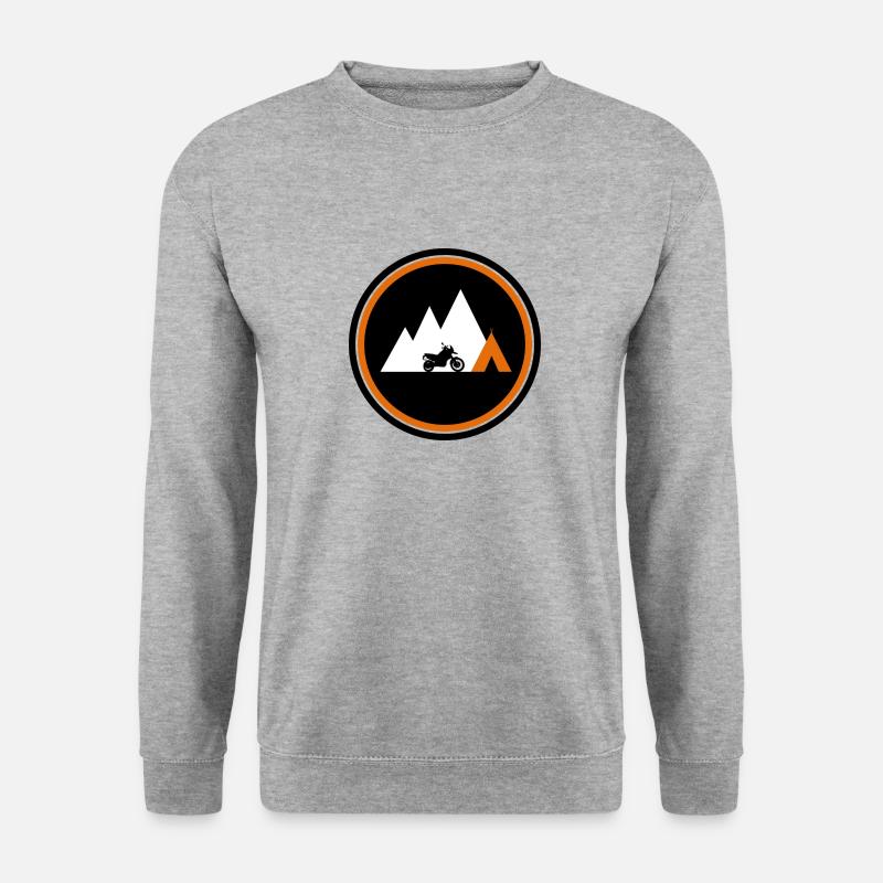 Enduro Rallye - Unisex Pullover - Weißgrau meliert