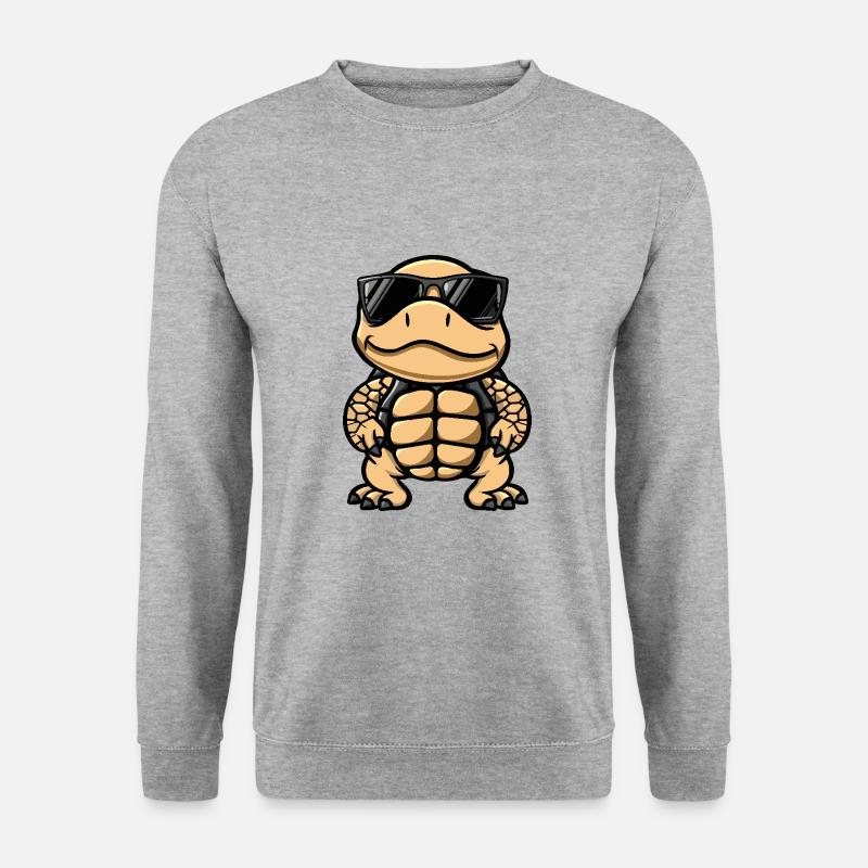 Turtle Cool Comic - Unisex Sweatshirt - salt & pepper