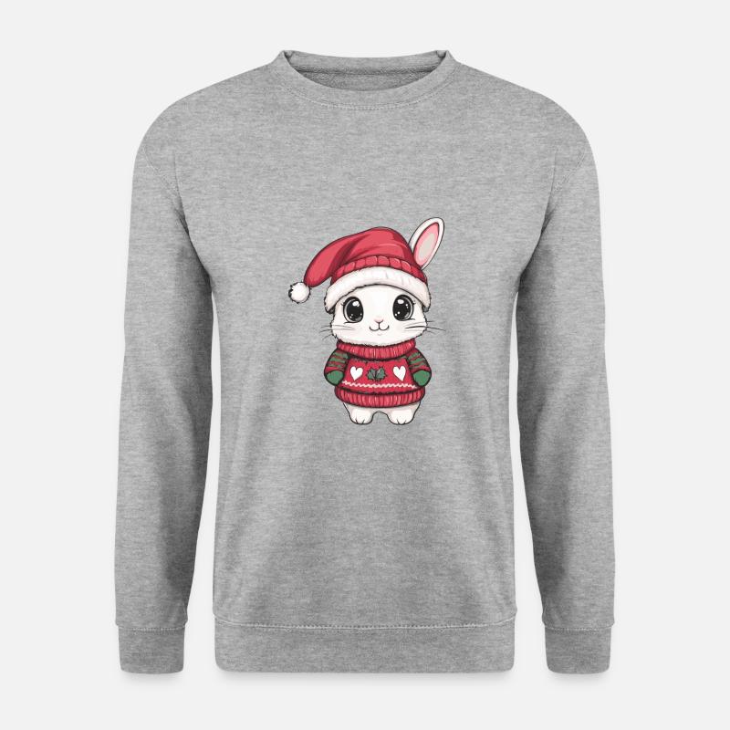 Bunny Christmas Comic - Unisex Sweatshirt - salt & pepper