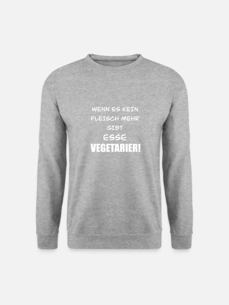 Lustie Sprüche Spruch - Unisex Pullover - Weißgrau meliert