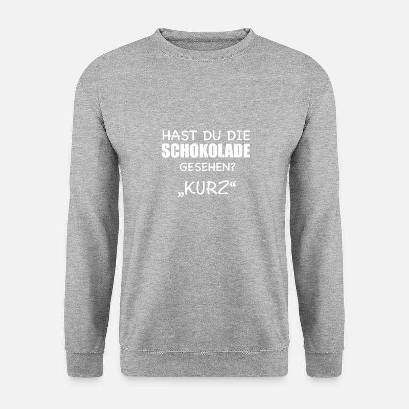Lustige Sprüche Spruch - Unisex Pullover - Weißgrau meliert