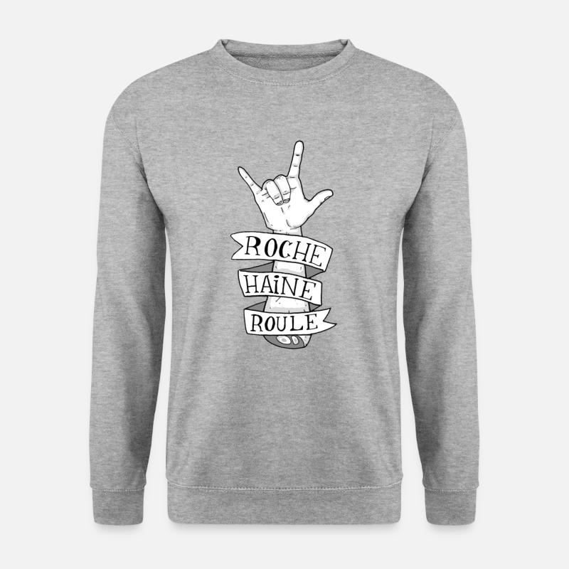 Traduction Approximative #2 - Sweat-shirt Unisexe - gris chiné