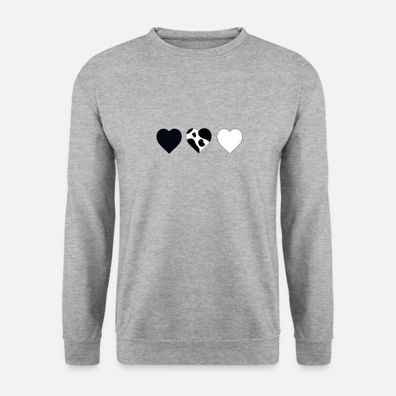vache vache - Sweat-shirt Unisexe - gris chiné