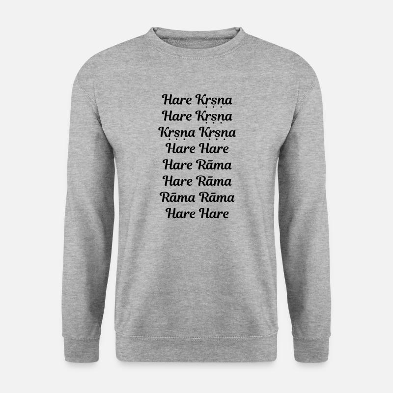 Hare Krishna - Maha mantra - Unisex Sweatshirt - salt & pepper