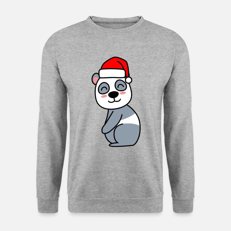 Panda Comic Christmas Xmas - Unisex Sweatshirt - salt & pepper