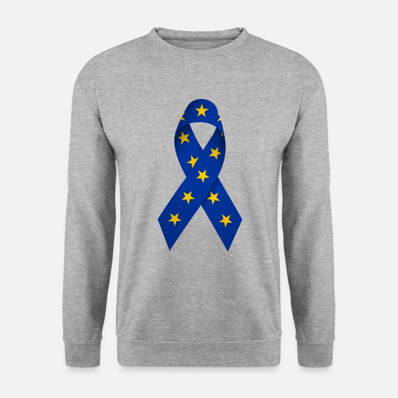 Bow Europe Flag Design Gift - Unisex Sweatshirt - salt & pepper