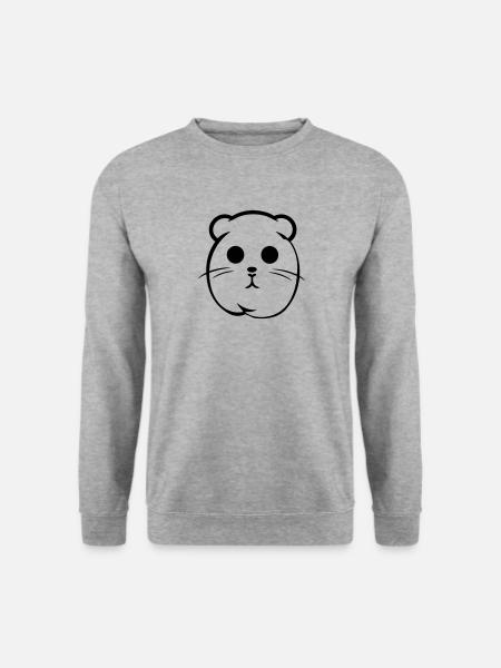 hamster - Sweat-shirt Unisexe - gris chiné