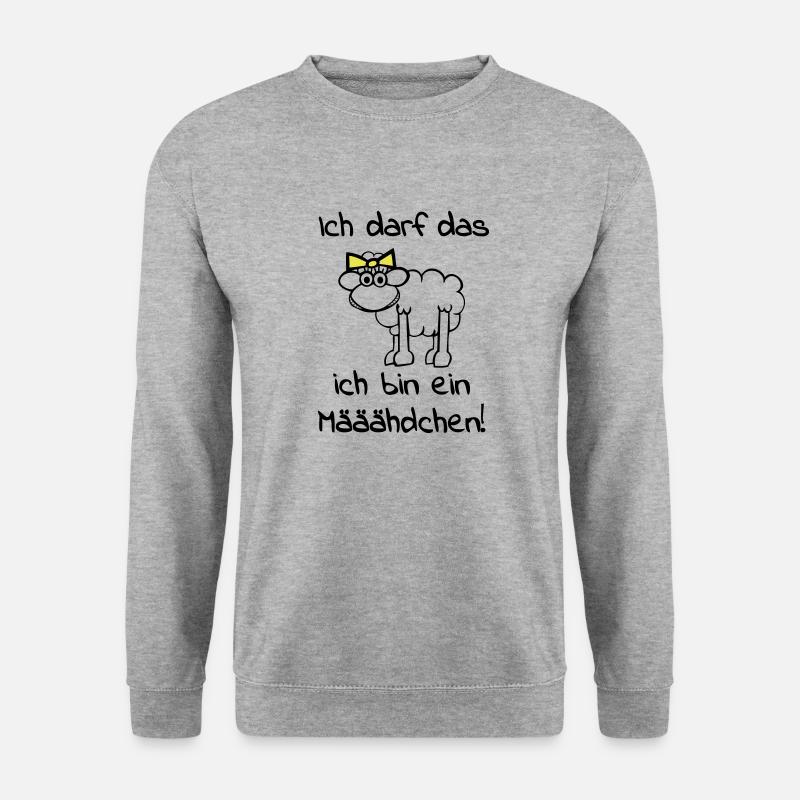 maeaehdchen_darf_das_2f - Unisex Sweatshirt - salt & pepper