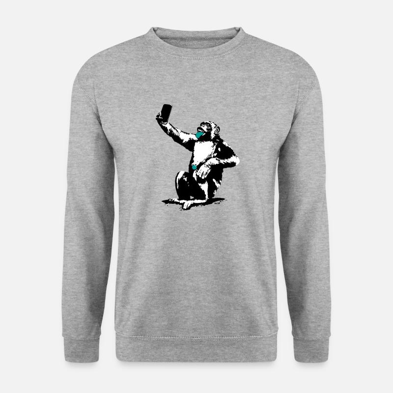 INOLA-Selfie - Unisex Pullover - Weißgrau meliert