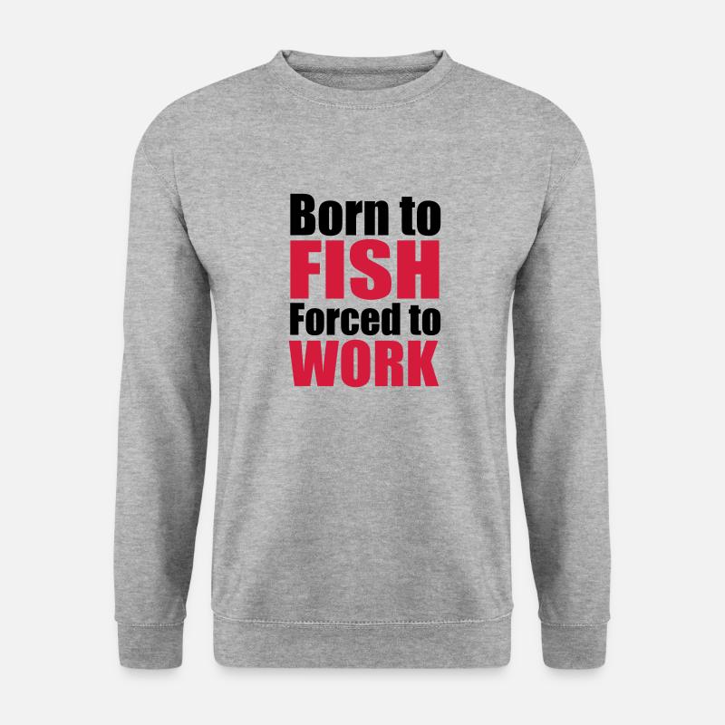 fish - Unisex Sweatshirt - salt & pepper