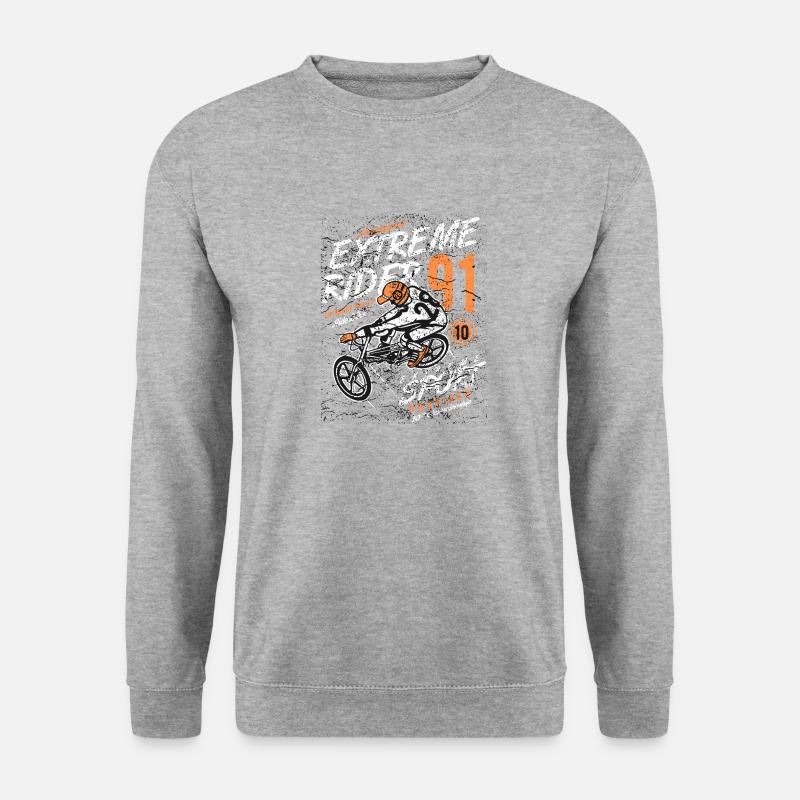 Extreme Rider - Unisex Pullover - Weißgrau meliert