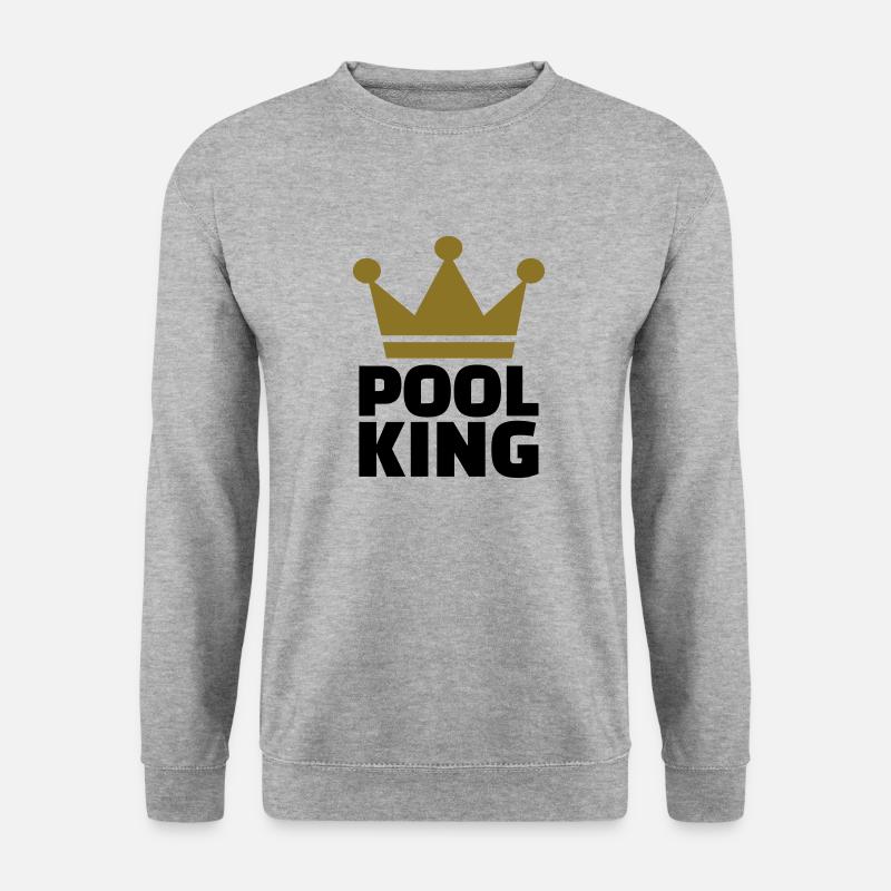 Pool King - Unisex Sweatshirt - salt & pepper