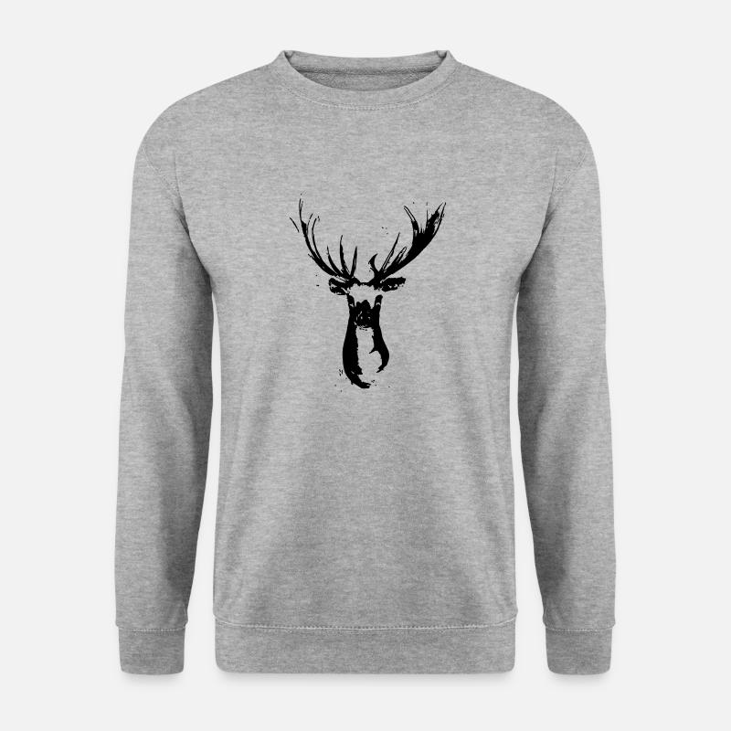 Roe deer design - Unisex Sweatshirt - salt & pepper