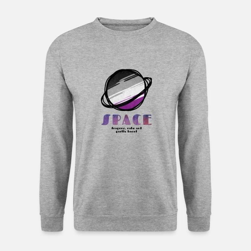 Space - asexual space - Unisex Sweatshirt - salt & pepper