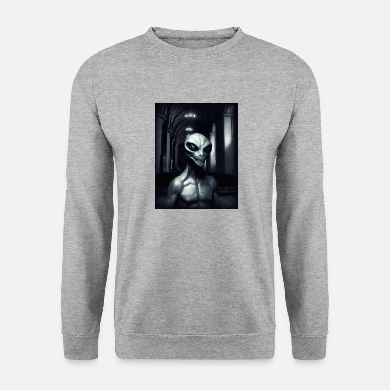 Evil Alien - Unisex Sweatshirt - salt & pepper